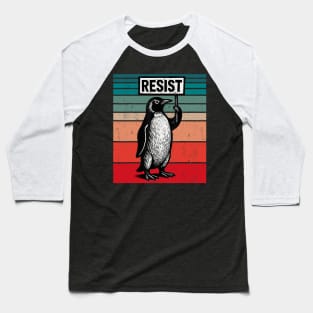 resist-penguin Baseball T-Shirt